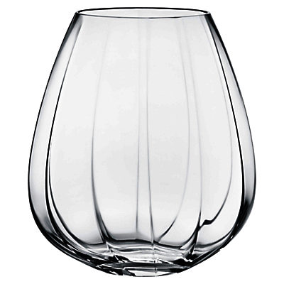 Georg Jensen Faceted Glass Vase, Large Georg Jensen Faceted Glass Vase, Large